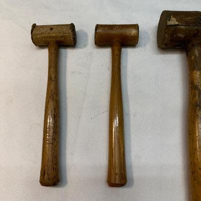 Rawhide Mallets (3 Total)