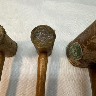 Rawhide Mallets (3 Total)