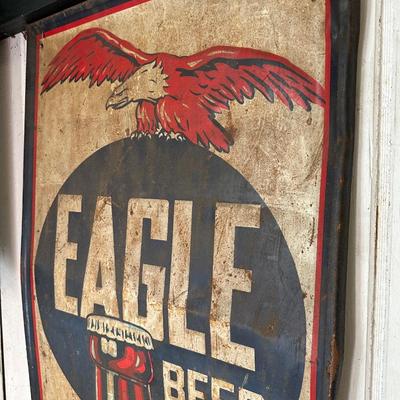 Eagle Beer Advertising Sign