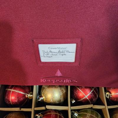 Christmas Ornaments with Keepsake Covermates Adjustable Storage bag