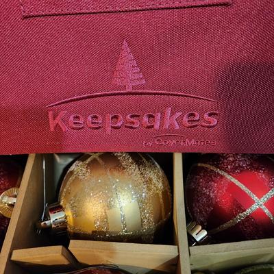 Christmas Ornaments with Keepsake Covermates Adjustable Storage bag