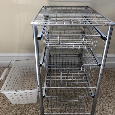 Three Shelf Unit & Basket