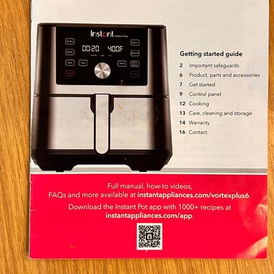 Instant Vortex Plus 6 Qt. Air Fryer
