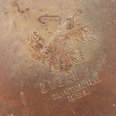 Collection of Revere Ware Cookware