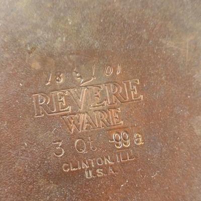 Collection of Revere Ware Cookware