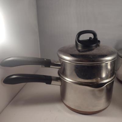 Collection of Revere Ware Cookware