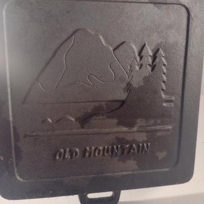 Old Mountain Cast Iron Square Grill Pan