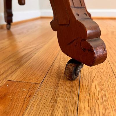Ornate Antique Carved Wood Table