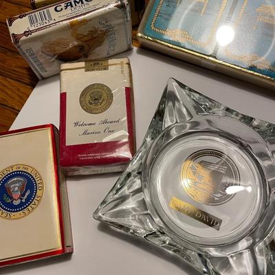 Camp David Presidential Smokers Souvenir Lot