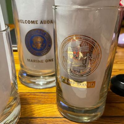 Camp David Presidential Lot of Drinkers Items