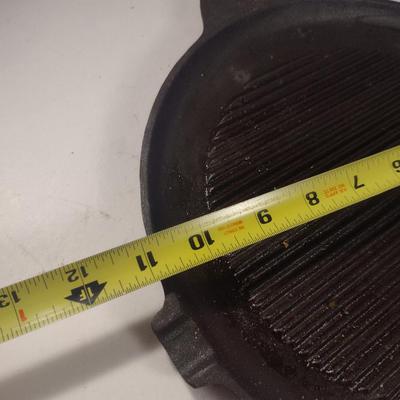 Cast Iron Round Grill Pan