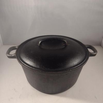 Cast Iron Covered Pot