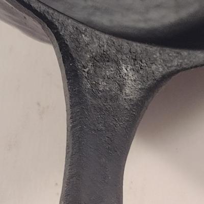 Cast Iron Turtle Design Trivet and Small Skillet