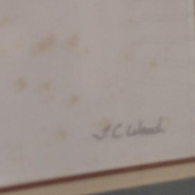 Framed Print- T.C. Wood Winter Landscape Design