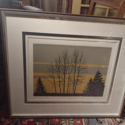 Framed Print- 'Young Trees' by Wilbur Streech