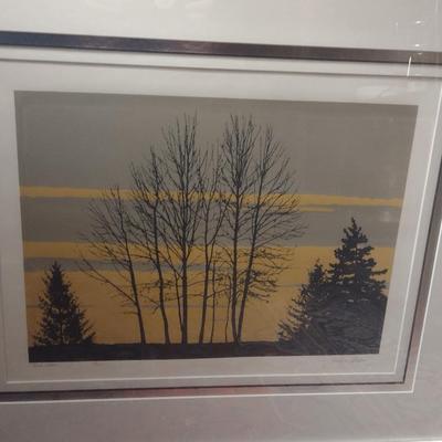 Framed Print- 'Young Trees' by Wilbur Streech