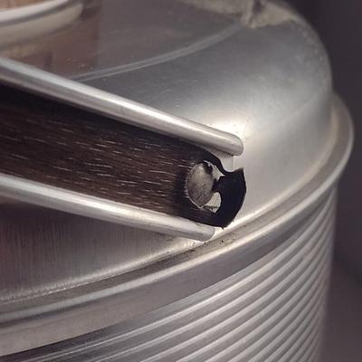 Vintage Metal Beverage Carrier with Spigot