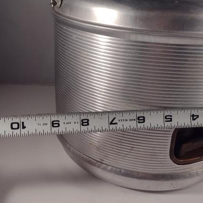 Vintage Metal Beverage Carrier with Spigot