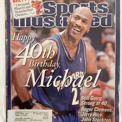 Sports Illustrated Magazine February 17 2003 Michael Jordan 40th Birthday