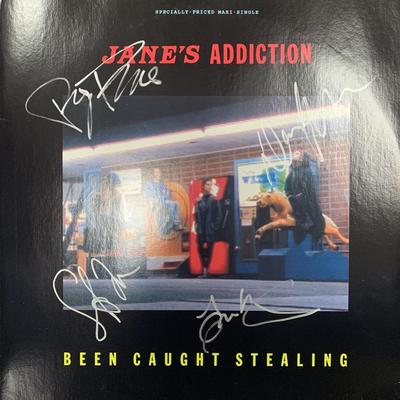 Jane's Addiction Been Caught Steeling signed EP. GFA Authenticated