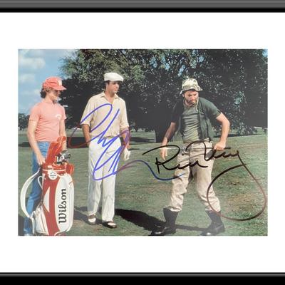 Caddyshack Chevy Chase and Bill Murray signed photo