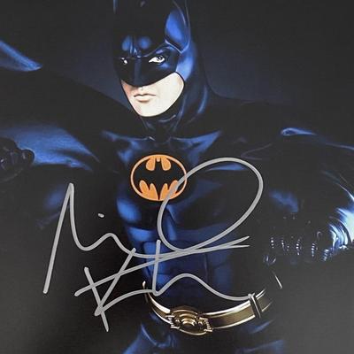 Batman Michael Keaton signed photo