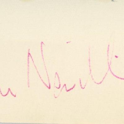 Sherlock Holmes John Neville signature cut