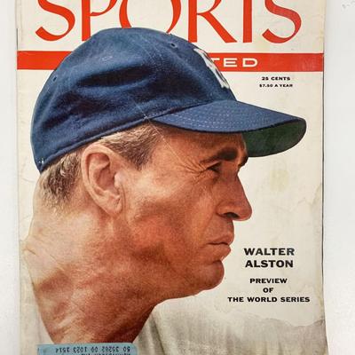 Brooklyn Dodgers Manager Walter Alston Sports Illustrated 1955 