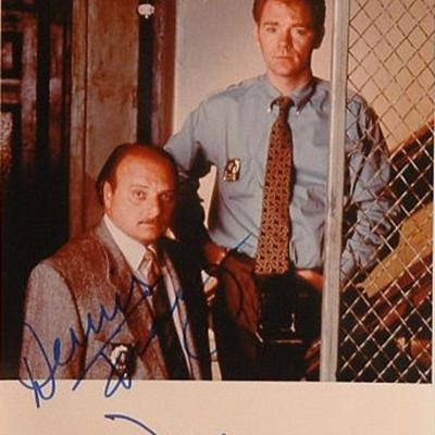 Dennis Franz and David Caruso signed photo