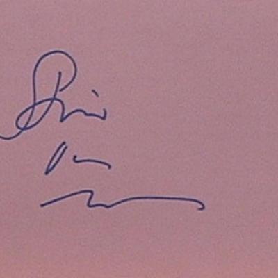 Stevie Van Zandt signature slip
