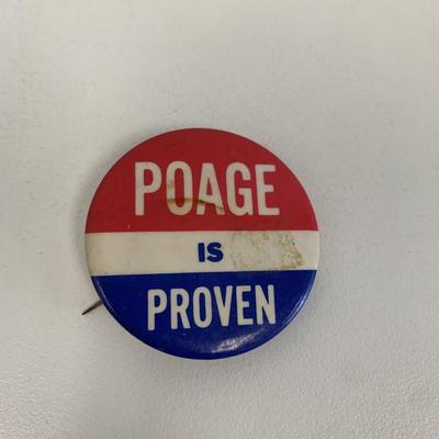 Poage is Proven pin