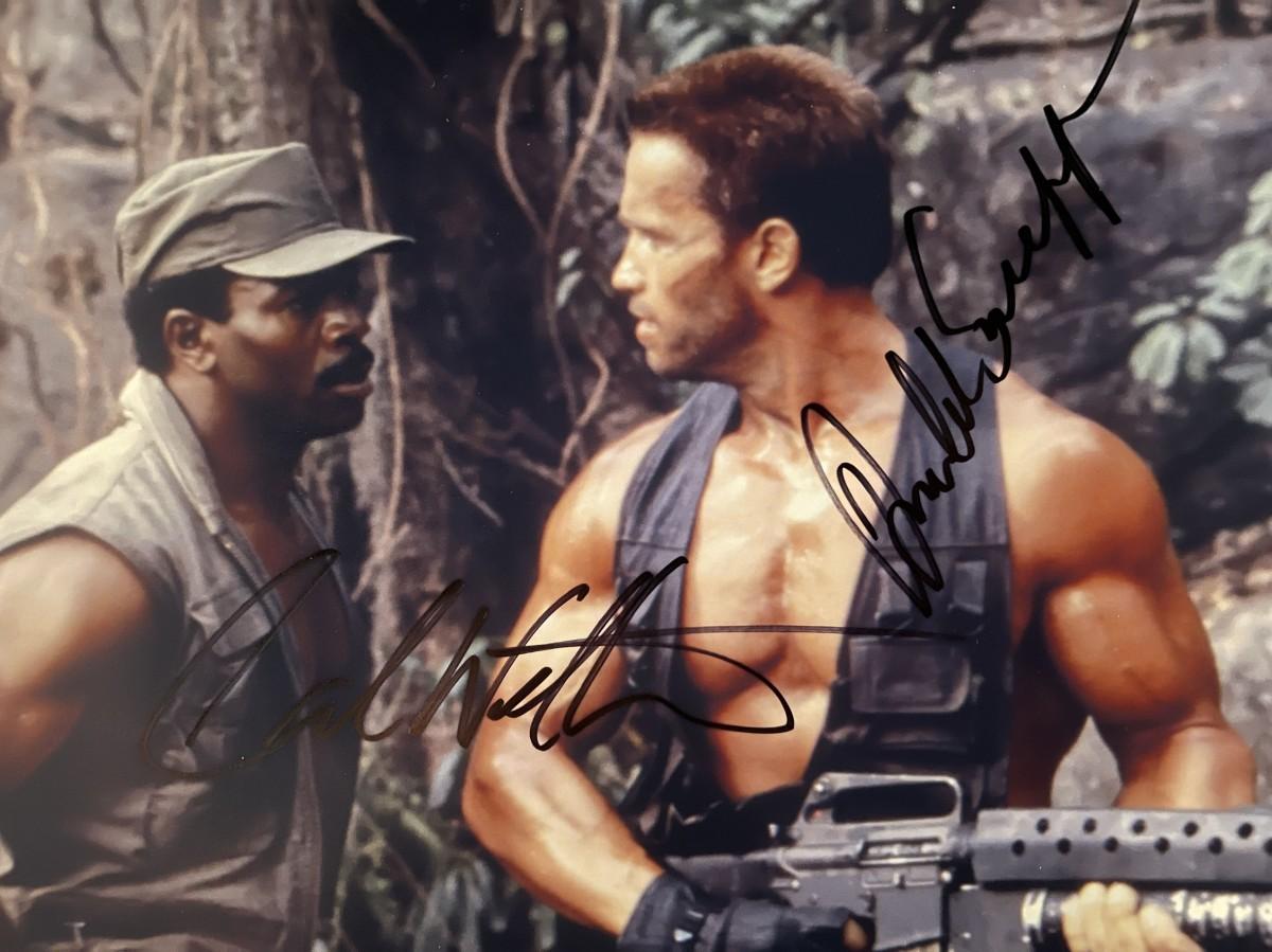 Predator cast signed photo | EstateSales.org