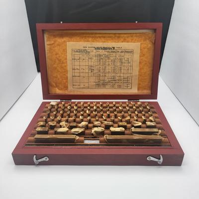 81pc Inch System Gauge Block Set