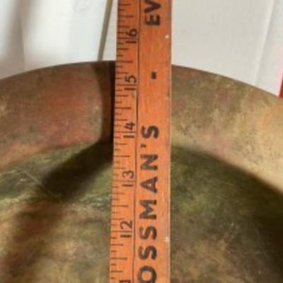 Antique/Primitive 19th Century Copper Wok 15.5