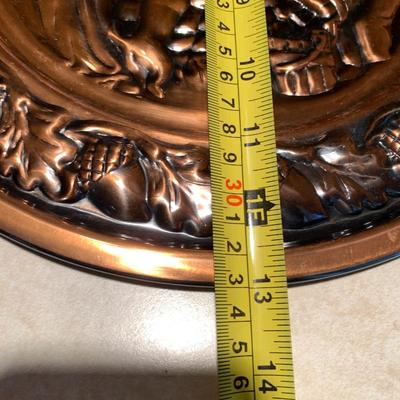 VIntage copper wall plate