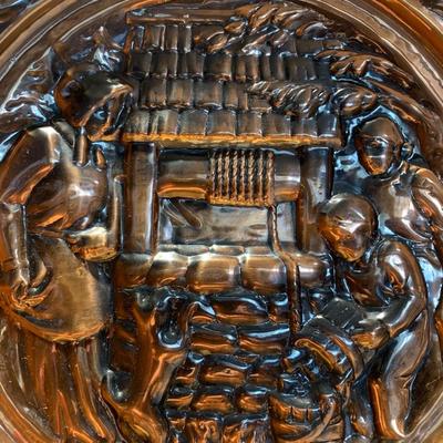 VIntage copper wall plate