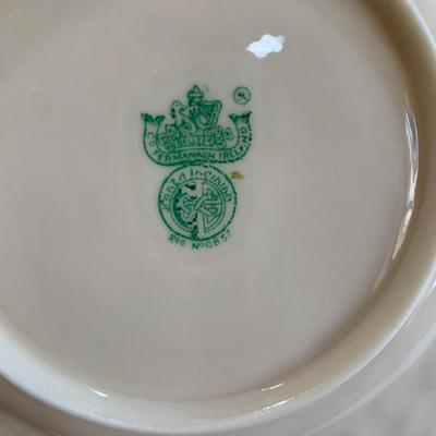 BELLEEK SHAMROCK" SALAD / SIDE PLATE / CAKE PLATE