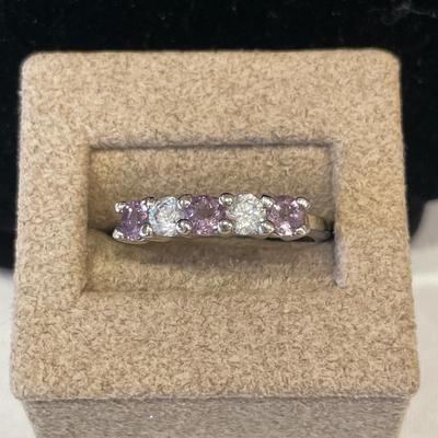 Purple stone 925 ring