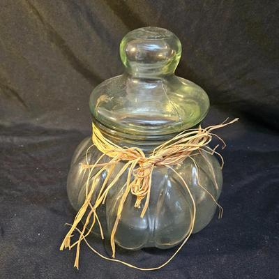 Three Decorative Glass Jars (DR-DW)