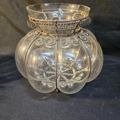 Three Decorative Glass Jars (DR-DW)