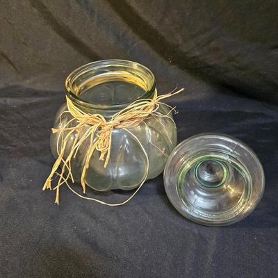 Three Decorative Glass Jars (DR-DW)