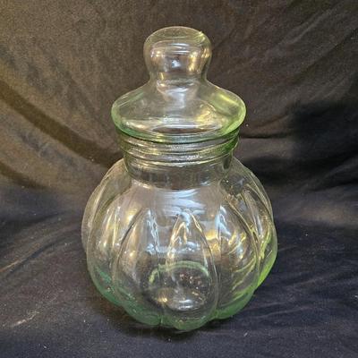 Three Decorative Glass Jars (DR-DW)