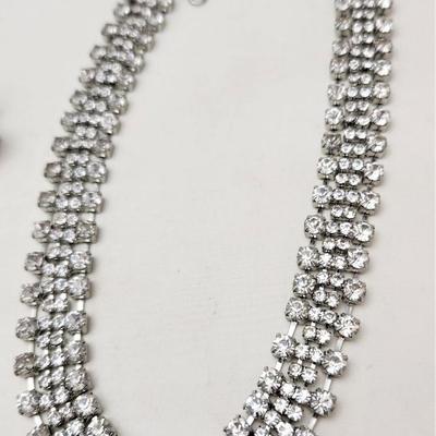 Lot #77L Lot of Vintage Rhinestone Jewelry