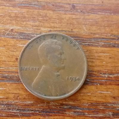 LOT 33 1934 LINCOLN PENNY