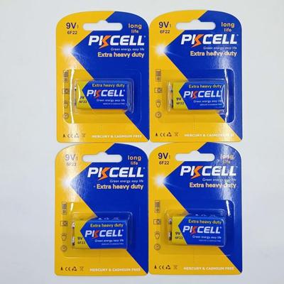 Lot of 4 Brand New PKCELL 9V Batteries