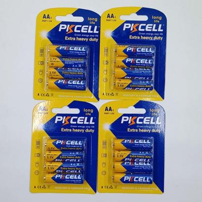 Lot of 4 Brand New PKCELL AA Battery Packages