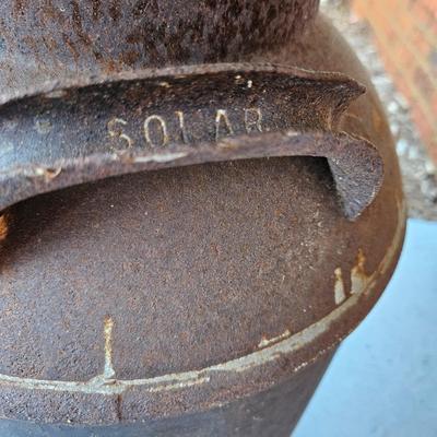 Metal Outdoor Rocker and Rustic Table (BY-DW)