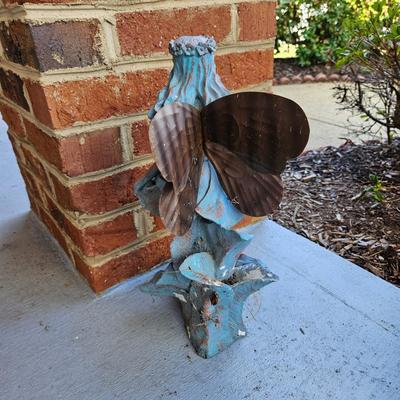 Fairy Yard Statuettes. Topiaries and More (BY-DW)