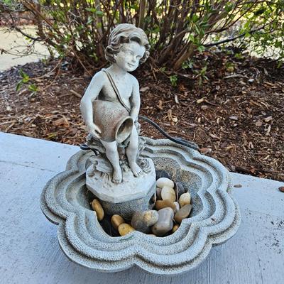 Fairy Yard Statuettes. Topiaries and More (BY-DW)