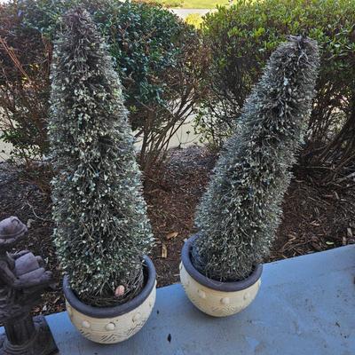 Fairy Yard Statuettes. Topiaries and More (BY-DW)